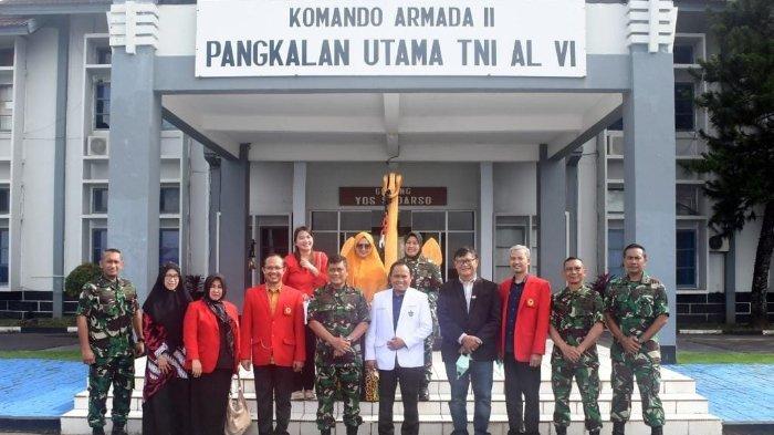Rombongan FKG Unhas Berkunjung ke Lantamal VI Makassar, Ini yang Dibahas