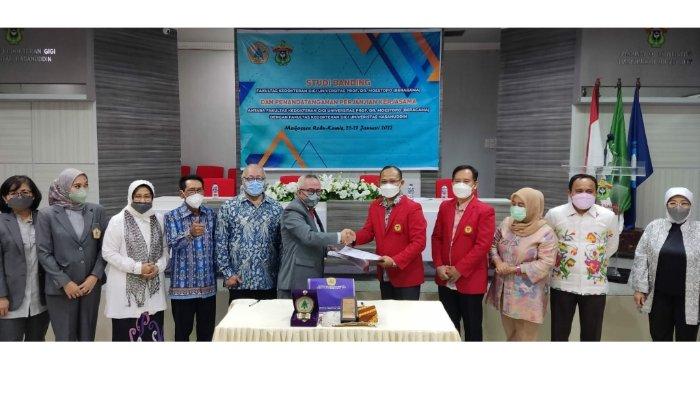 FKG Unhas dan FKG UPDM (B) Jakarta Sepakat Kerja Sama Pengembangan Tridarma
