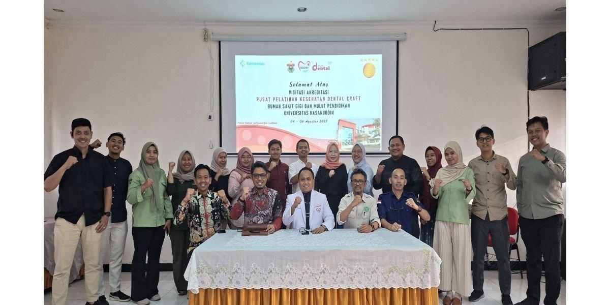 Pusat Pelatihan Kesehatan RSGMP Unhas Raih Akreditasi Paripurna