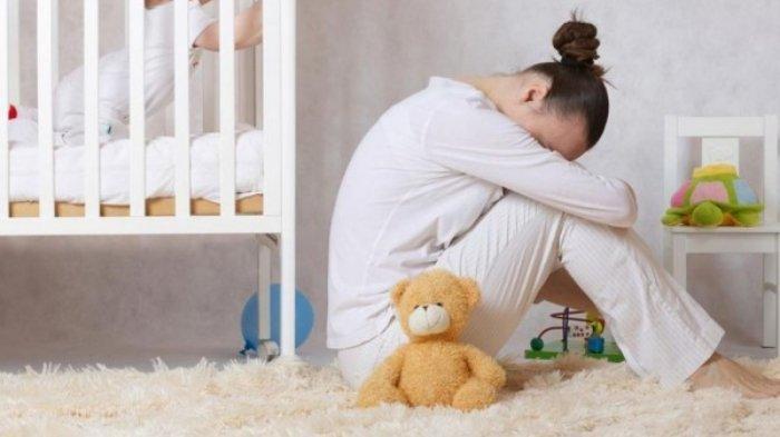 ilustrasi ibu yang mengalami baby blues setelah melahirkan, berikut cara mudah untuk mencegahnya