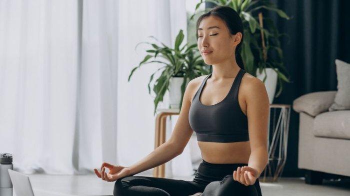 ilustrasi yoga untuk merelaksasikan tubuh