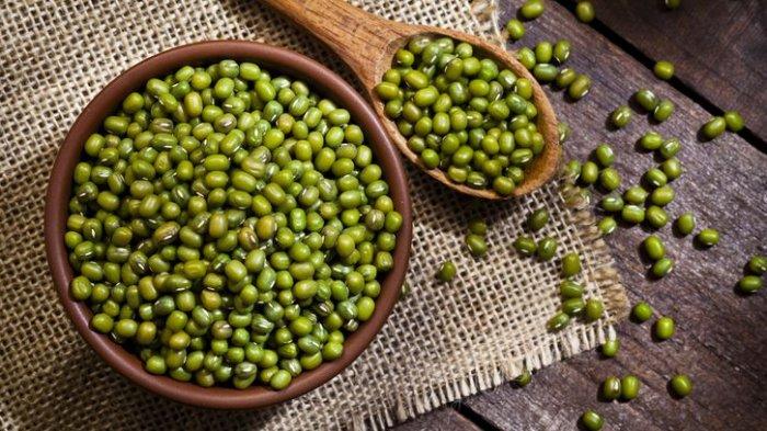Ilustrasi kacang hijau, makanan untuk rambut tebal dan bervolume