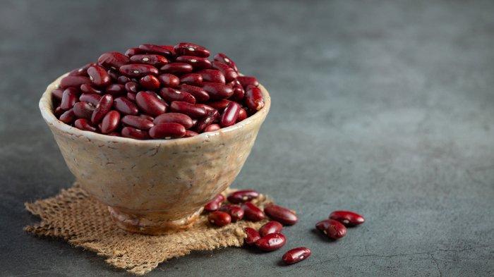 Ilustrasi kacang merah, tergolong makanan yang tinggi serat larut