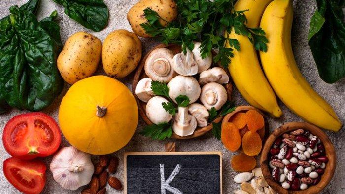 ilustrasi makanan tinggi kalium, makanan yang harus dikonsumsi oleh ibu hamil muda