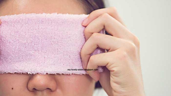 ilustrasi kompres area hidung