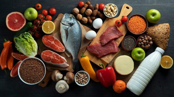 Ilustrasi makanan kaya mineral