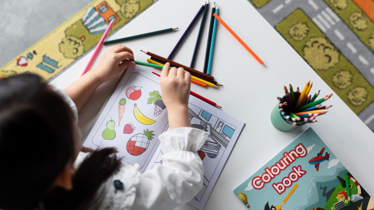 Ilustrasi mewarnai, salah satu aktivitas untuk mengatasi bad mood pada anak