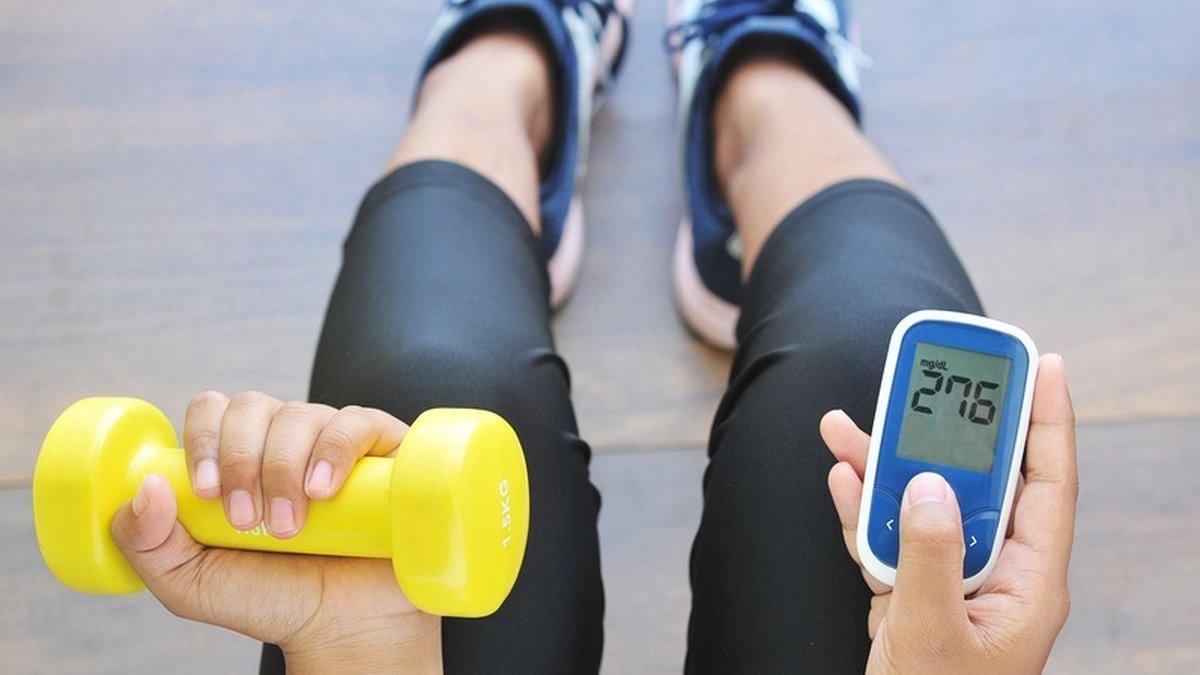 ilustrasi aktivitas fisik pada penderita diabetes
