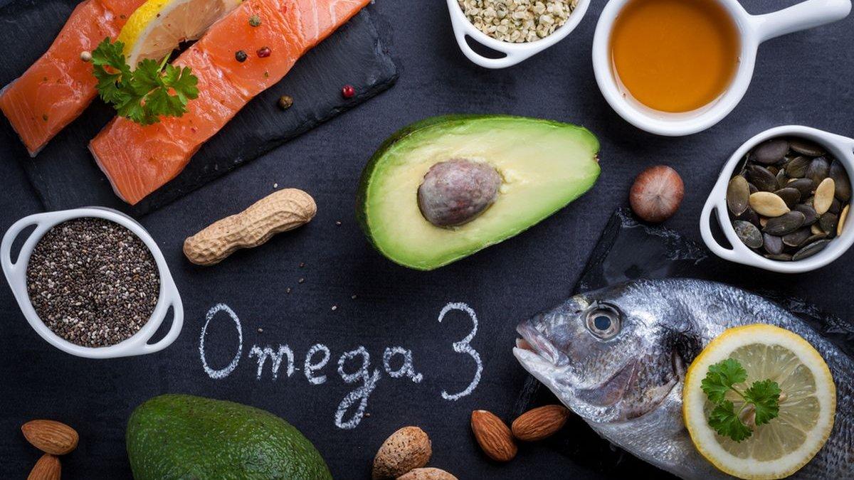 ilustrasi makanan kaya akan omega-3