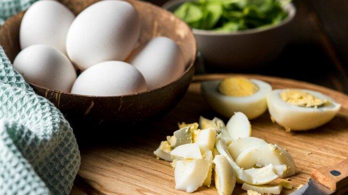 Ilustrasi putih telur, salah satu makanan kaya kolagen yang bagus untuk kulit
