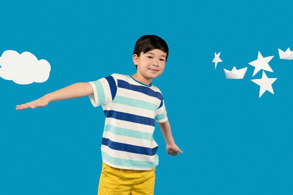 ilustrasi anak yang memiliki rasa percaya diri