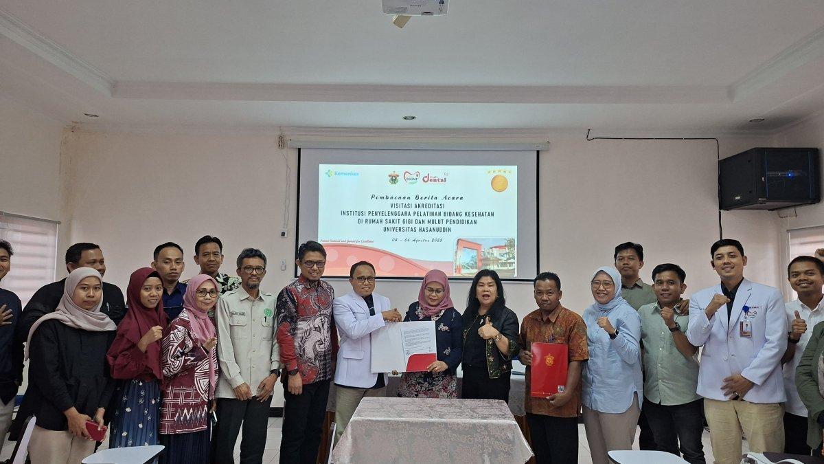 RSGMP Unhas berkomitmen meningkatkan mutu pelatihan dan pengembangan kompetensi di bidang kesehatan, terima visitasi akreditasi dari Kemenkes.