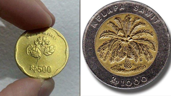 Pecahan Uang Logam Ini Tak Laku Lagi, Termasuk Rp1000 Kelapa Sawit dan Rp500 Melati