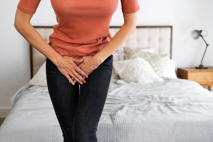 ilustrasi wanita yang mengeluhkan vagina kering