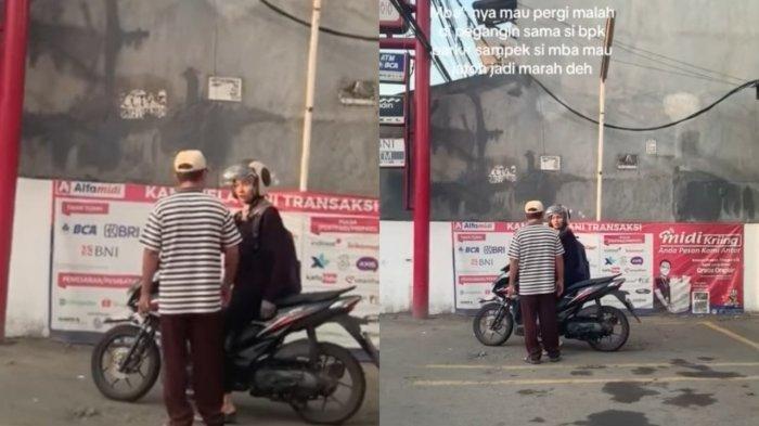 Pria Menahan Pengunjung Minimarket karena Ogah Bayar Parkir, Beradu Mulut hingga Hampir Terjatuh