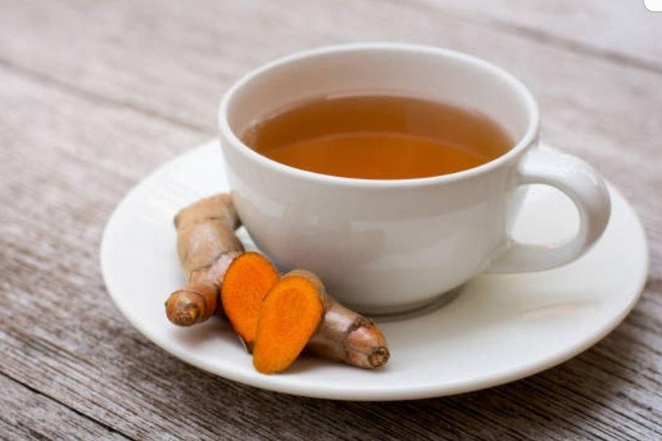 ilustrasi teh kunyit yang sangat bermanfaat untuk kesehatan