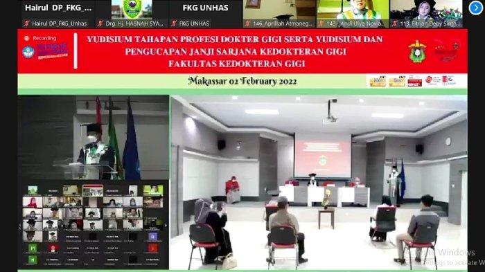 FKG Unhas Gelar Yudisium Periode Februari 2022 yang Diadakan secara Luring dan Taat Prokes