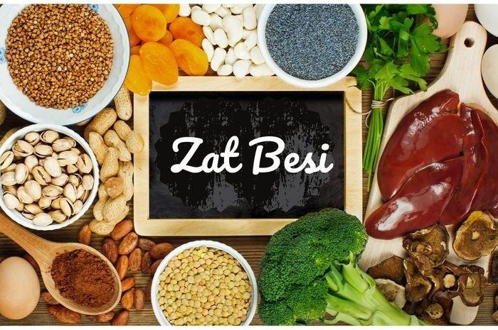 ilustrasi makanan kaya akan zat besi, yang dapat membantu menambah tinggi badan anak