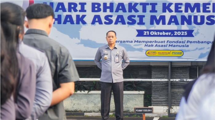 Kemenkum Jabar Ingatkan Soal 'Attitude', Kakanwil Asep Sutandar Hadir Langsung Awasi Jajaran