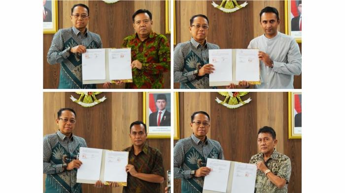 2 Kantor Wilayah Kementerian Hukum Jawa Barat menyelenggarakan Penandatanganan Kontrak