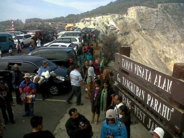 Akhir Pekan Ini, Tangkubanparahu Diprediksi Ramai Dikunjungi Wisatawan