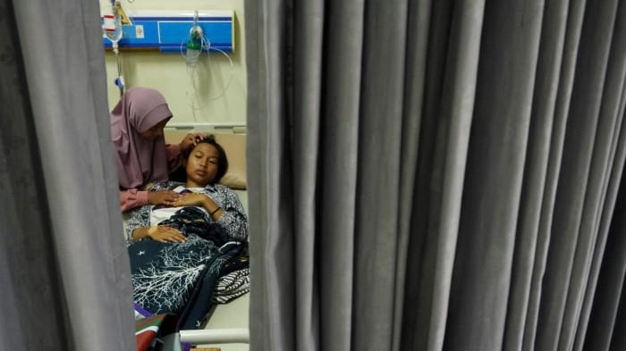 Seorang pelajar diduga keracunan Makanan Bergizi Gratis (MBG) dirawat di Rumah Sakit Umum Daerah (RSUD) Cililin, Kabupaten Bandung Barat, Jawa Barat, Kamis (25/9/2025).