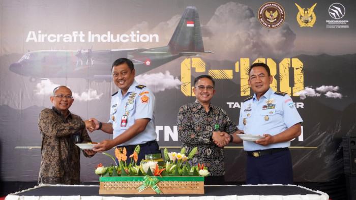 Ptdi Program PTDI Gelar Aircraft Induction C-130 Hercules Milik TNI AU - Tribunjabar.id