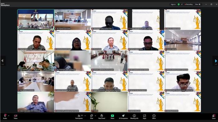 2Kemenkum Jabar Ikuti Sosialisasi & Uji Publik Rapen Diselaraskan