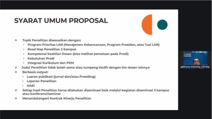 2Politeknik STIA LAN Bandung mengawali pelaksanaan Penelitian dan Pengabdian kepada Masyarakat