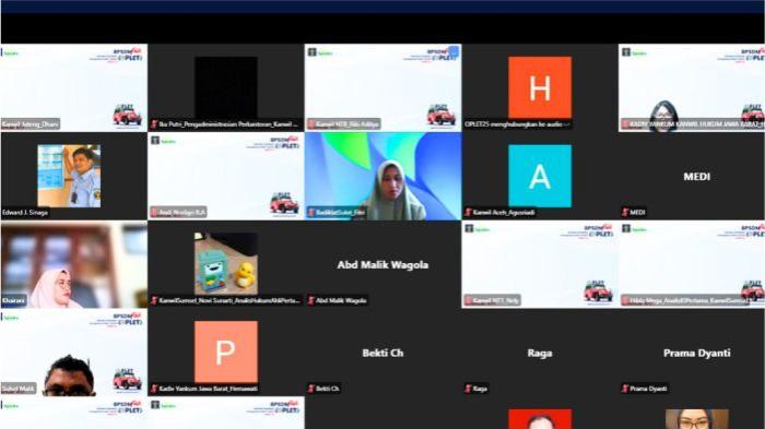 KEMENKUM - Jajaran Kantor Wilayah Kemenkum Jawa Barat mengikuti kegiatan 