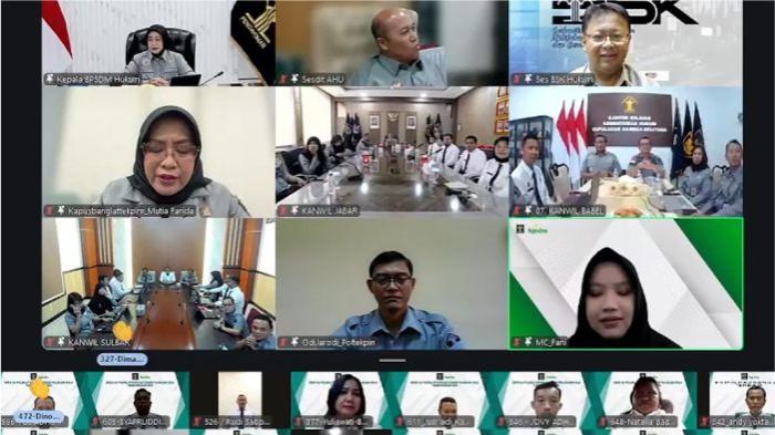 3Kanwil Kemenkum Jabar Hadiri Pembukaan Orientasi PPPK Kemenkum Oleh BPSDM Hukum