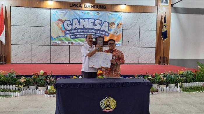 Politeknik STIA LAN Bandung, Lembaga Pembinaan Khusus Anak (LPKA) Kota Bandung dan Lembaga Advokasi Hak Anak (LAHA) menyelenggarakan kegiatan “GANESA