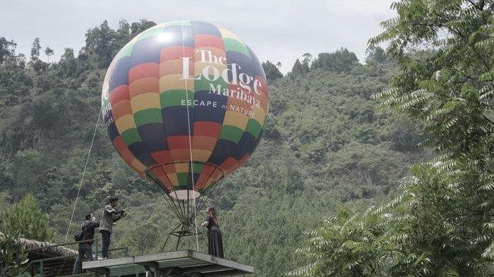 Balon udara yang menjadi ikon The Lodge Maribaya. Pada Oktober nanti, pengunjung bisa merasakan sensasi Cappadocia di The Lodge Maribaya.