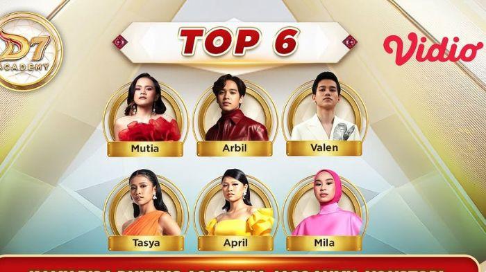 D ACADEMY 7 - Ajang pencarian bakat menyanyi dangdut, D Academy 7 menampilkan peserta babak Top 6 mulai pada Senin (24/11/2025).