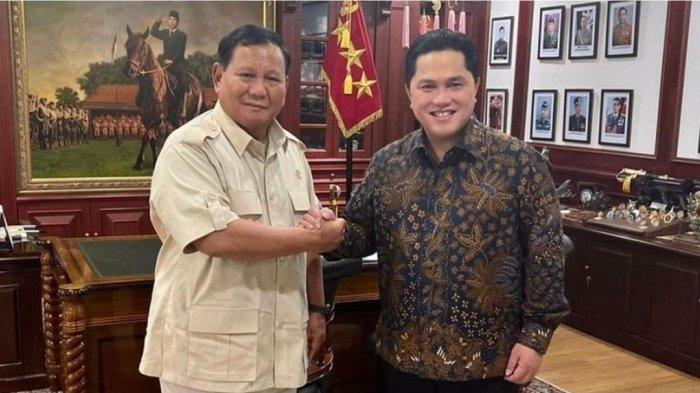 Dibanding dengan Yusril, Erick Thohir Sosok Paling Paripurna Jadi Cawapres Prabowo