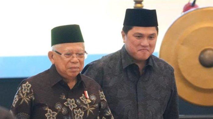 Erick Thohir Tuai Pujian Wapres Ma’ruf Amin Berkat Prestasi di MES