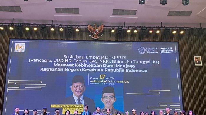 MPR RI Gandeng Universitas Kristen Maranatha Sosialisasikan Empat Pilar Kebangsaan