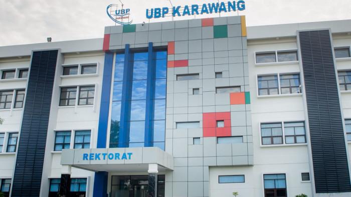 UBP - Gedung Rektorat Yayasan Buana Pangkal Perjuangan (YBPP) Universitas Buana Perjuangan (UBP) Karawang. UBP menonaktifkan Manaf dari jabatannya sebagai pengawas yayasan.