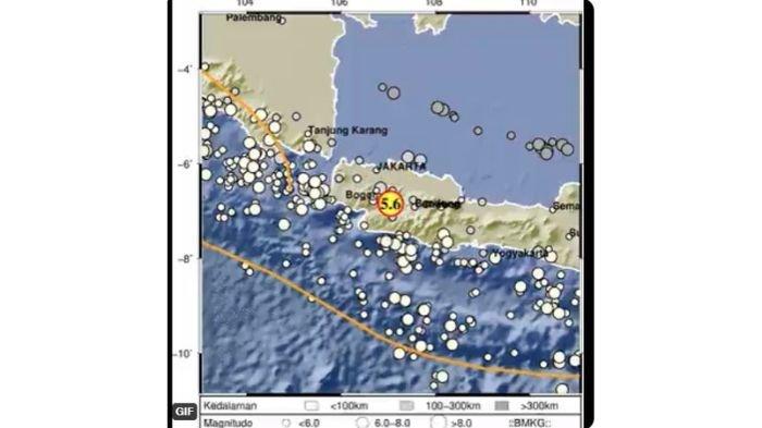 Gempa Cianjur M 5,6 Terasa di Bandung hingga Jakarta, Warganet: Bangunan Roboh, Genteng Hancur