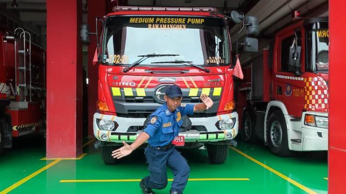 Dulu Atlet Silat hingga Raih Medali Perunggu PON, Imam Kini Banting Setir Jadi Petugas Damkar