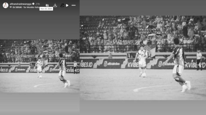 Alfeandra Dewangga melalui postingan InstaStorynya pada Minggu, 23 November 2025 memberi kode seolah ingin hengkang dari Persib Bandung  (Instagram @alfeandradewangga)