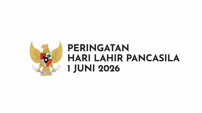 LOGO HARLAH PANCASILA - Logo Hari Lahir Pancasila 2026 resmi dari Badan Pembinaan Ideologi Pancasila (BPIP).