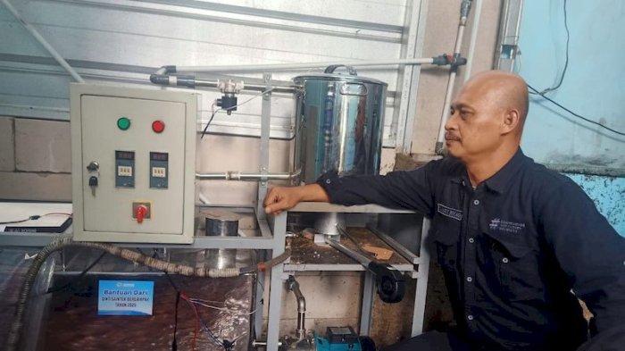 Mesin Rebus Air Otomatis Karya Dosen Unigal Dorong UMKM Kertasari