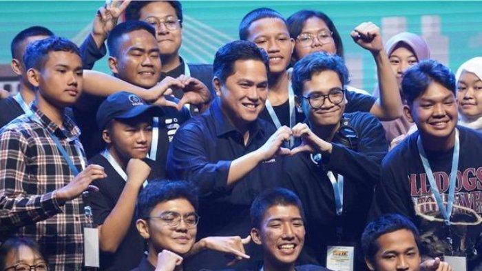 Punya Basis Massa Anak Muda, Erick Thohir Cawapres Paling Diperhitungkan