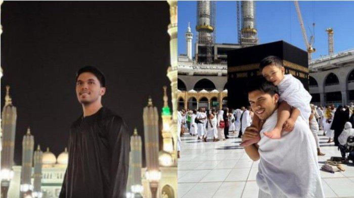 Momen Tak Terduga Thariq Halilintar Bertemu Keluarga Fuji saat Umrah, Pamer Foto Gendong Gala Sky