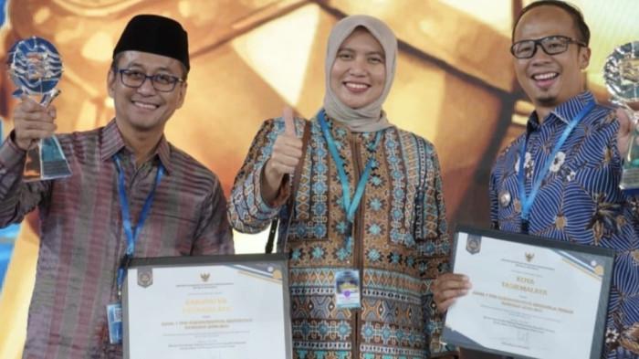 PTBI 2025 - Kota Tasikmalaya sebagai Juara 1 TPID Kabupaten/Kota Berkinerja Terbaik 2025 Kawasan Jawa – Bali.