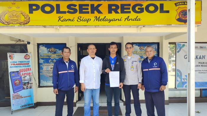 DITINDAK - Pelaku getok parkir langsung ditindak petugas Mapolsek Regol.