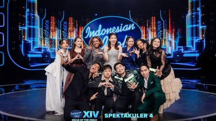 INDONESIAN IDOL 2026 - Peserta Indonesian Idol 2026 Top 11 yang lolos dari babak Spektakuler Show atau Spekta 4 tadi malam, Senin (23/2/2026).