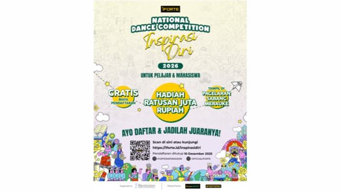 Poster Acara National Dance Competition Inspirasi Diri 2026