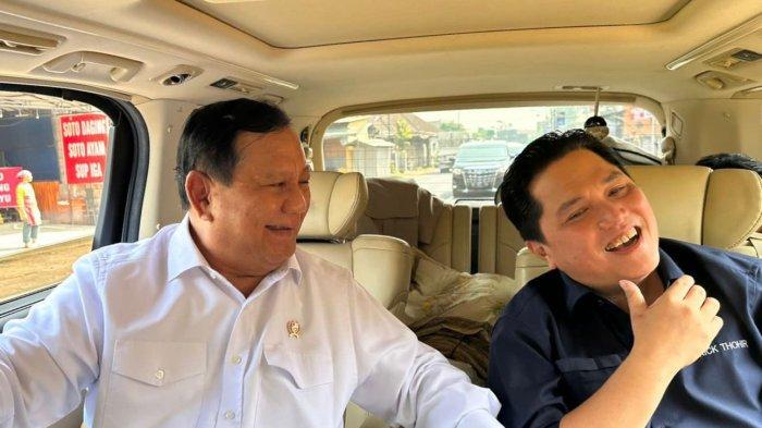 Elektabilitas Melambung Tinggi Jika Prabowo Berpasangan Erick Thohir